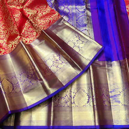 Kanchi pure Bridal wear saree @30% Off - KMP10