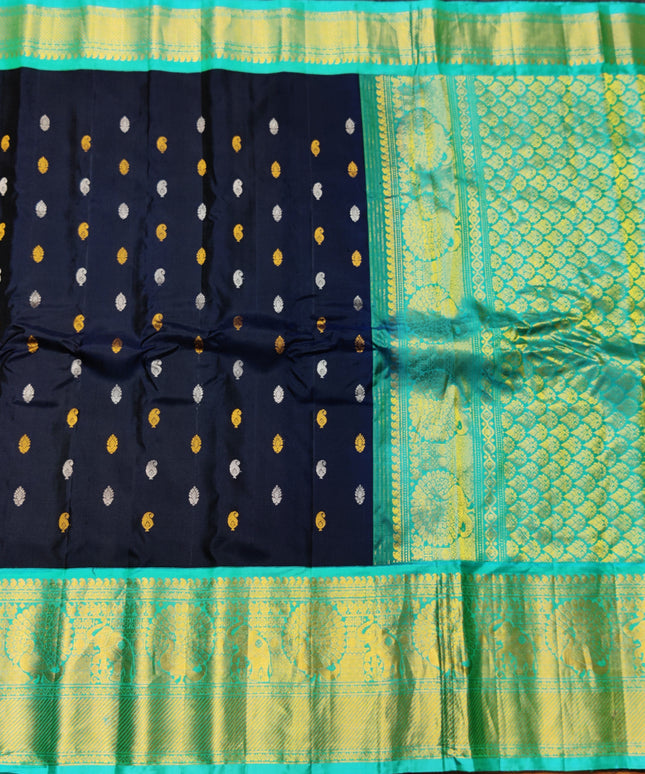 Gadwal pure handloom kuttu silk saree - GPS113
