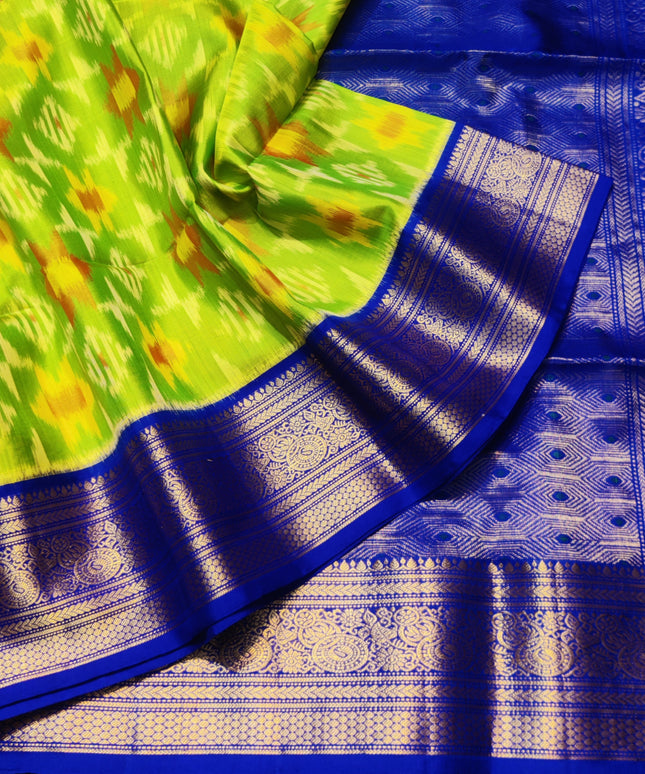 Ikkath Pure Silk Pattu Saree- IKT53