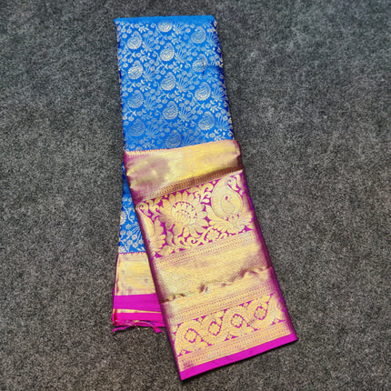 Kanchi pattu half fine bridal wear saree HF23