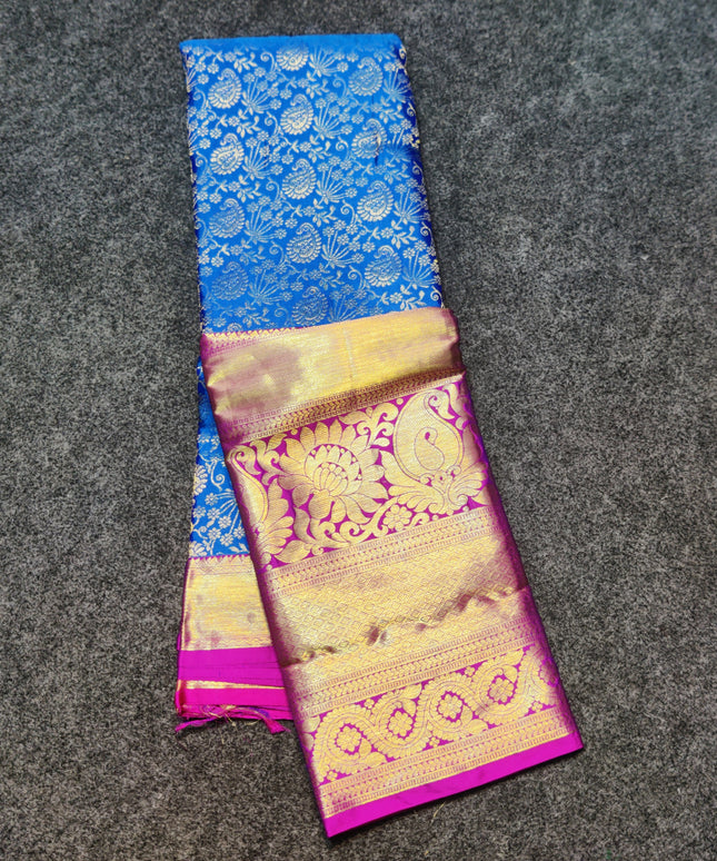 Kanchi pattu half fine bridal wear saree HF23