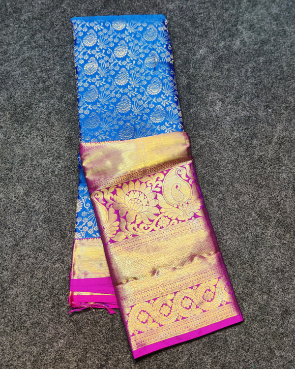 Kanchi pattu half fine bridal wear saree HF23