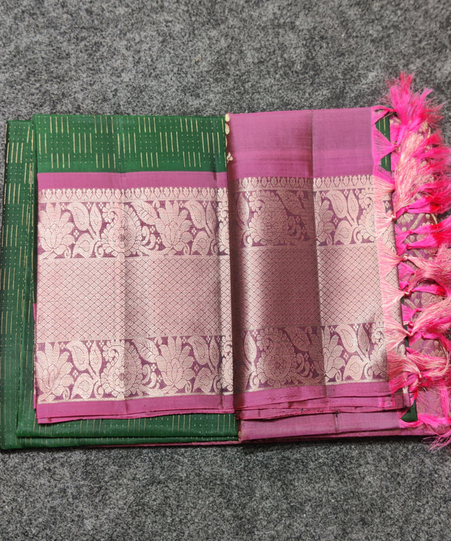 Meenakari kanchi lightweight pattu Saree - KMP116