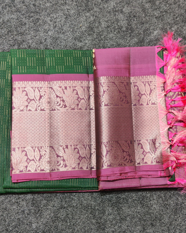 Meenakari kanchi lightweight pattu Saree - KMP116