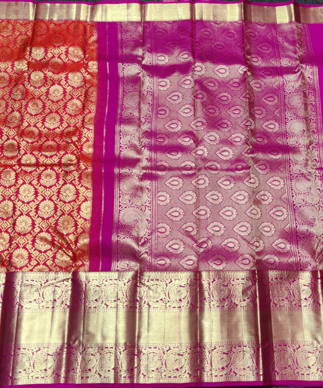 Kanchi pure Bridal wear saree @30% Off - KMP06