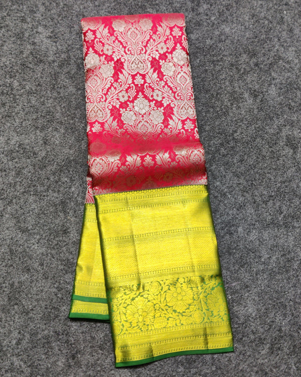 Kanchi Meenakari Brocade Pure handloom Silk Saree - KMP3206