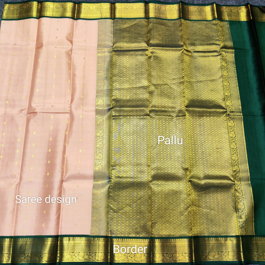 50% off Kanchi kuttu vintage Handloom saree - KMP69
