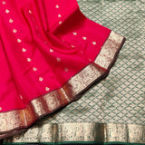 Kanchi Lightweight Pure Silk Small Border Saree – KMP201
