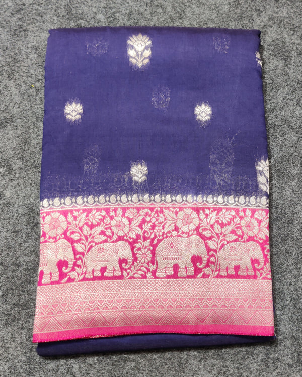 Viscos silk saree -V01