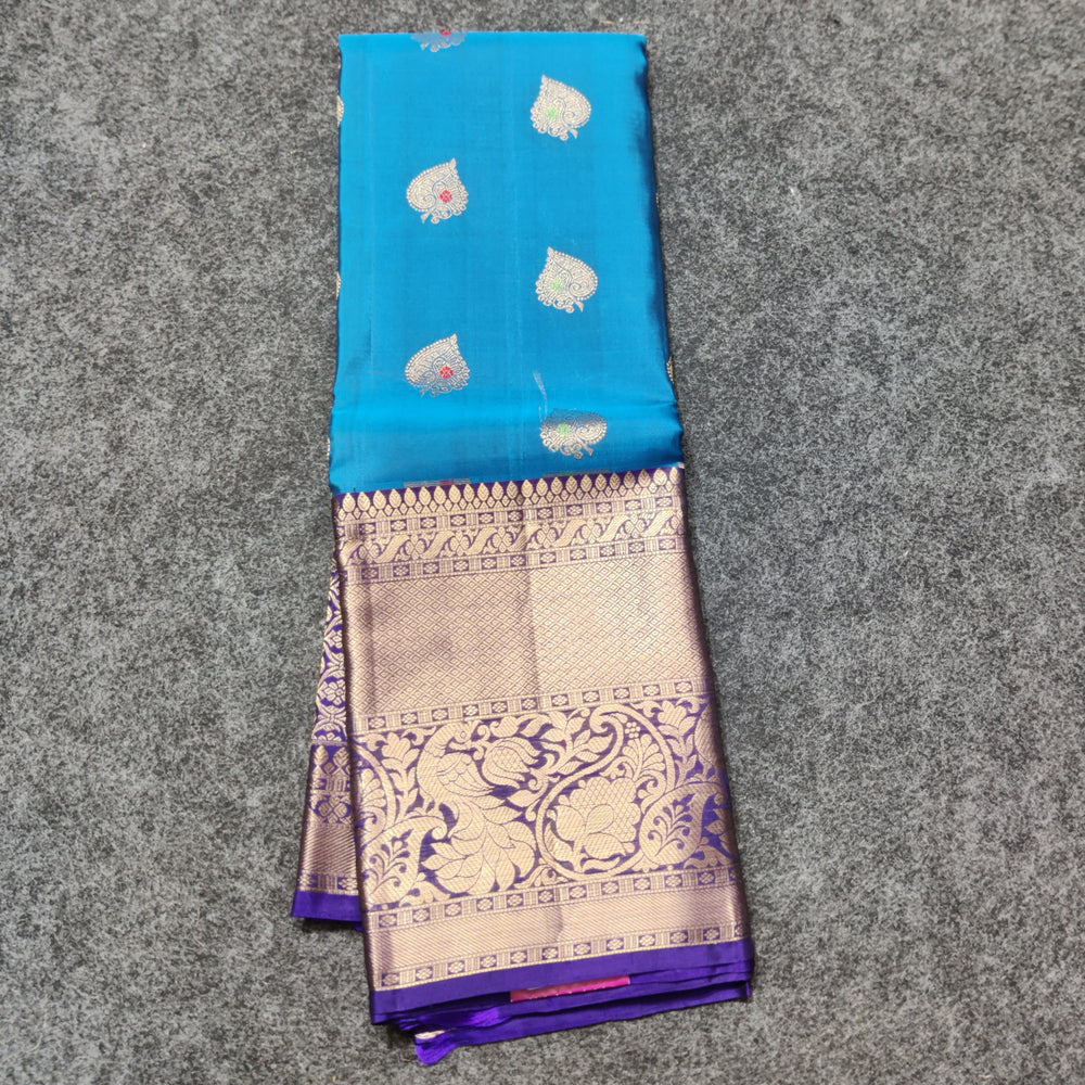 Kanchi Vintage Gap border pattu - KMP243