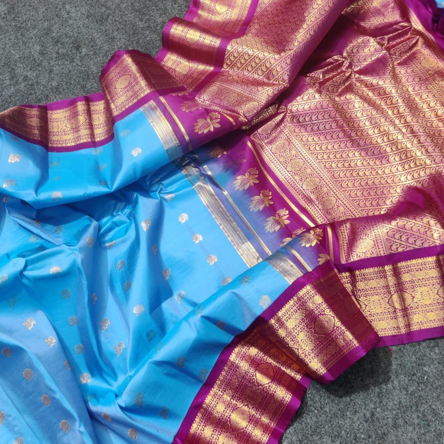 Gadwal Handloom Pure silk saree - GPS04