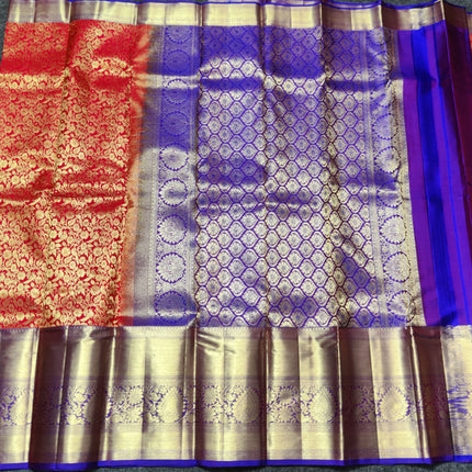 Kanchi pure Bridal wear saree @30% Off - KMP10