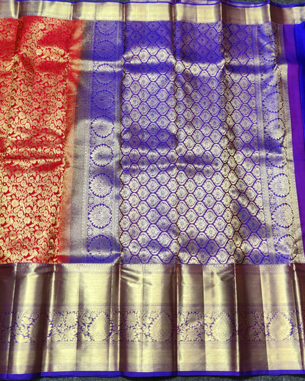 Kanchi pure Bridal wear saree @30% Off - KMP10 alternate view