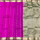 Kanchipattu small border saree - KMP204