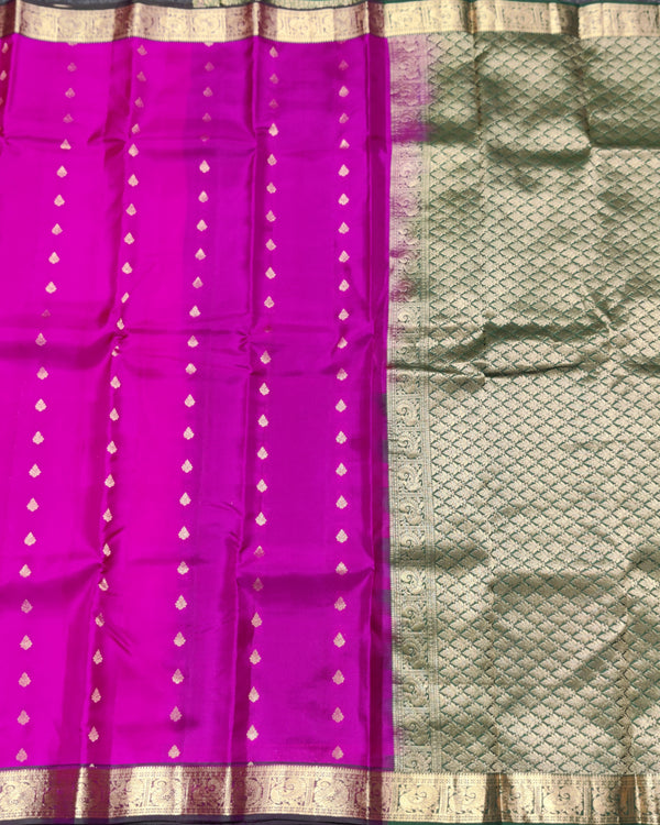 Kanchipattu small border saree - KMP204 alternate view
