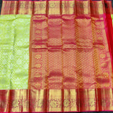 Kanchi Meenakari Brocade Pure handloom Silk Saree - KMP3205