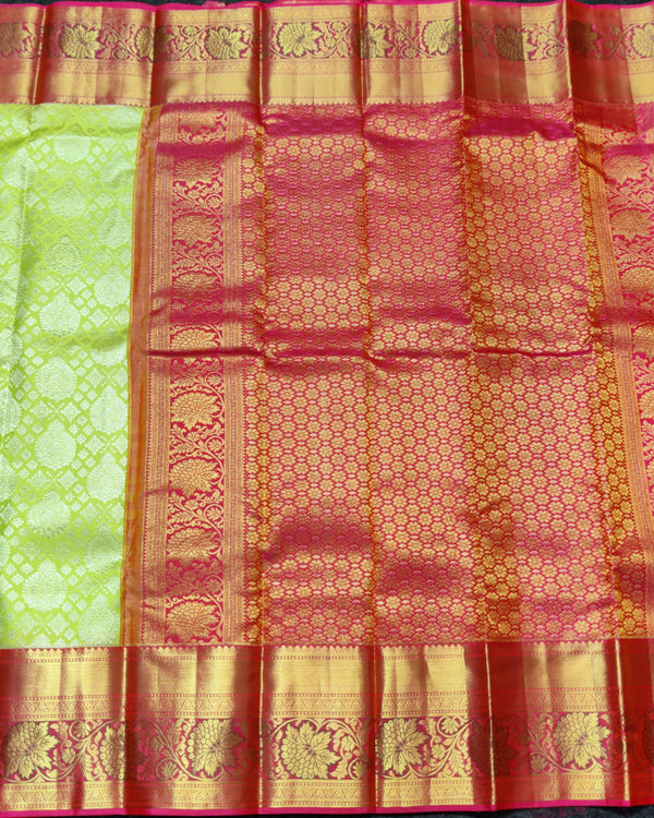 Kanchi Meenakari Brocade Pure handloom Silk Saree - KMP3205 alternate view