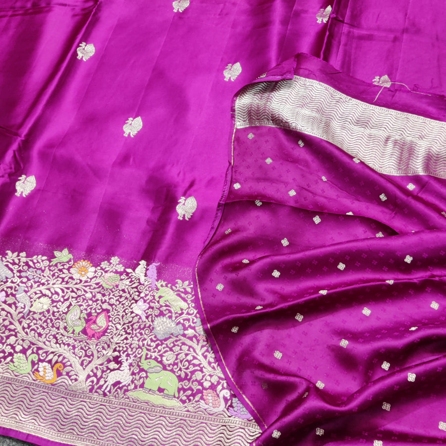 Mashru satin Silk Saree- MS27
