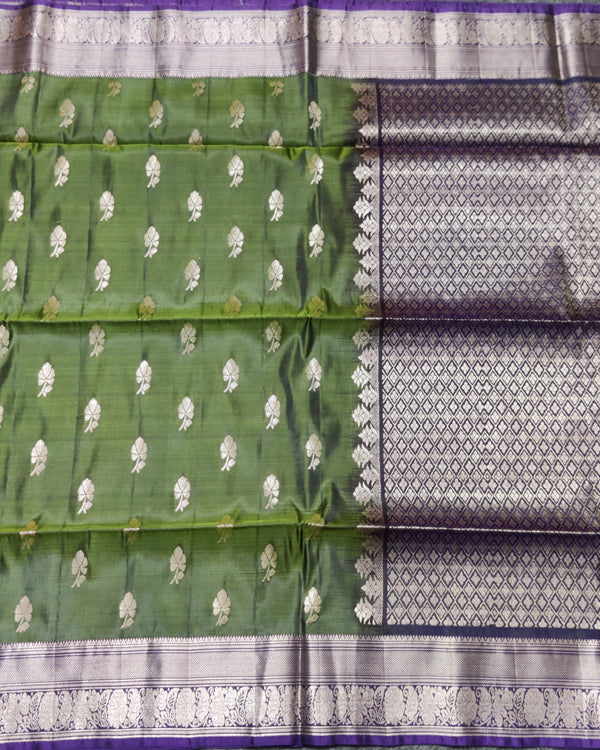 Kanchi pattu small border sarees - KMP151 alternate view