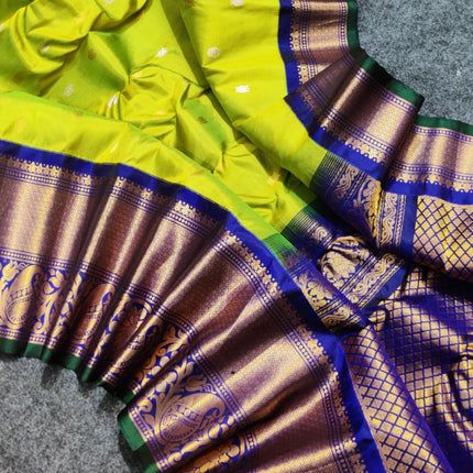 Gadwal pure handloom kuttu silk saree - GPS121
