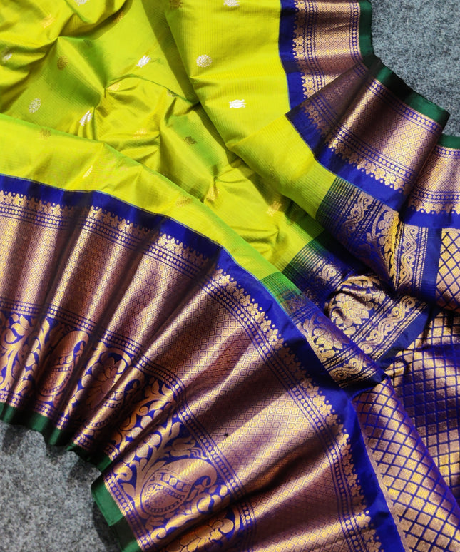 Gadwal pure handloom kuttu silk saree - GPS121