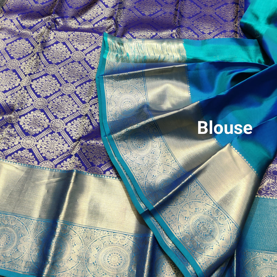 Kanchi pure Bridal wear saree @40% Off - KMP2003