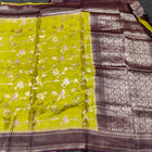 Chinon crepe silk saree -C21