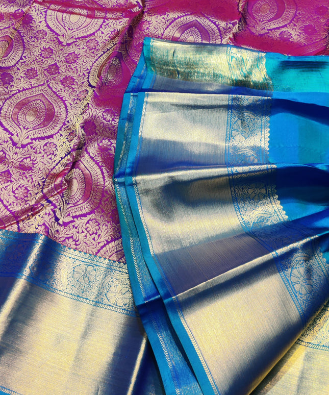 Kanchi pure bridal silk saree - KMP1515