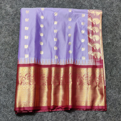 Gadwal Semi Silk Saree - GSM18