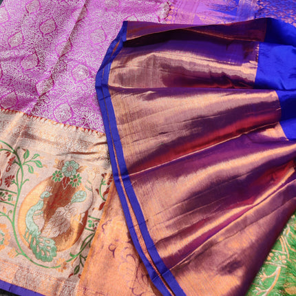Kanchi pattu half fine bridal wear saree HF30