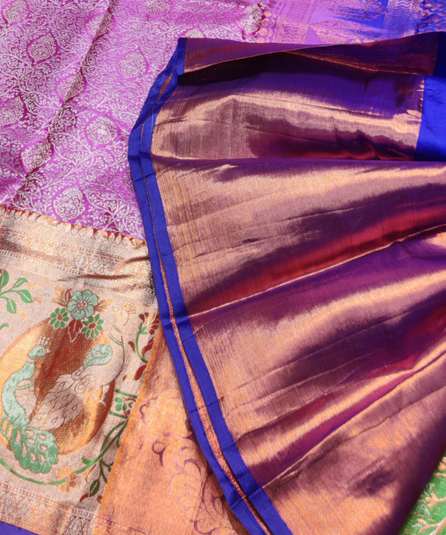 Kanchi pattu half fine bridal wear saree HF30