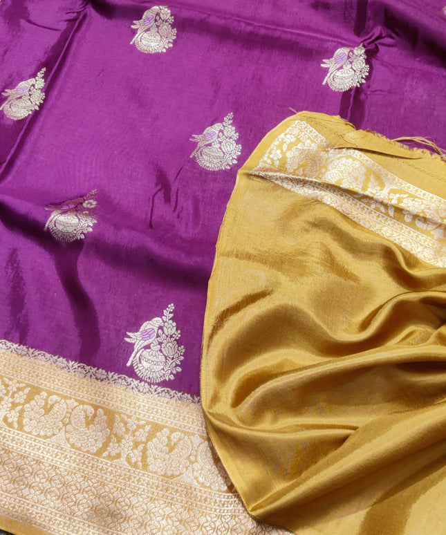 Mashru Silk Saree- MS14
