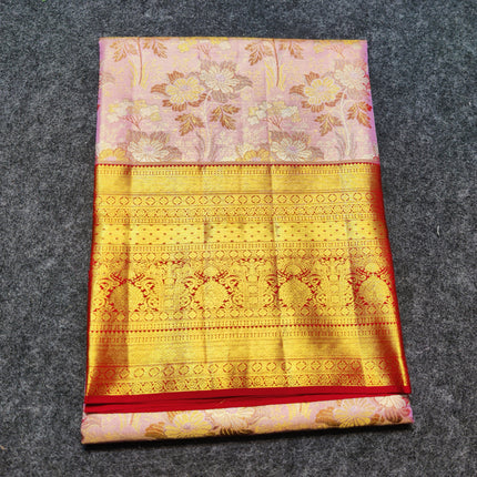 Kanchi Meenakari Brocade Pure handloom Silk Saree - KMP1788