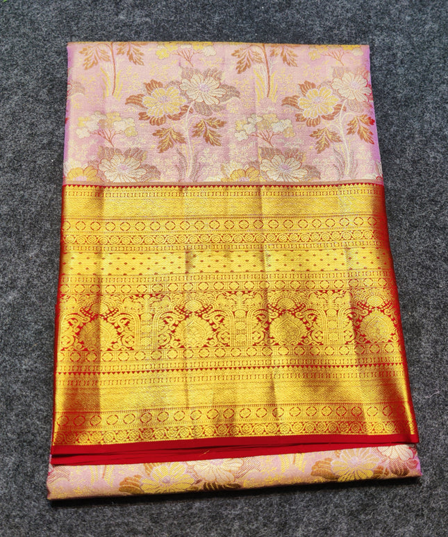 Kanchi Meenakari Brocade Pure handloom Silk Saree - KMP1788