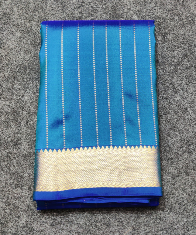 Kanchi pattu small border saree - KMP256