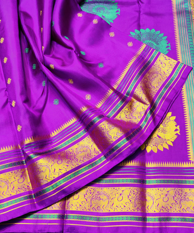 Kanjivaram Resham Silk Saree - KMP1539