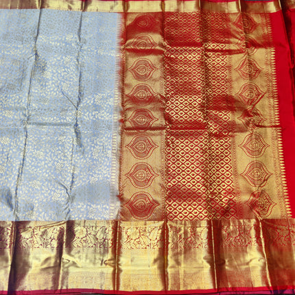 Kanchi pattu half fine bridal wear saree HF20