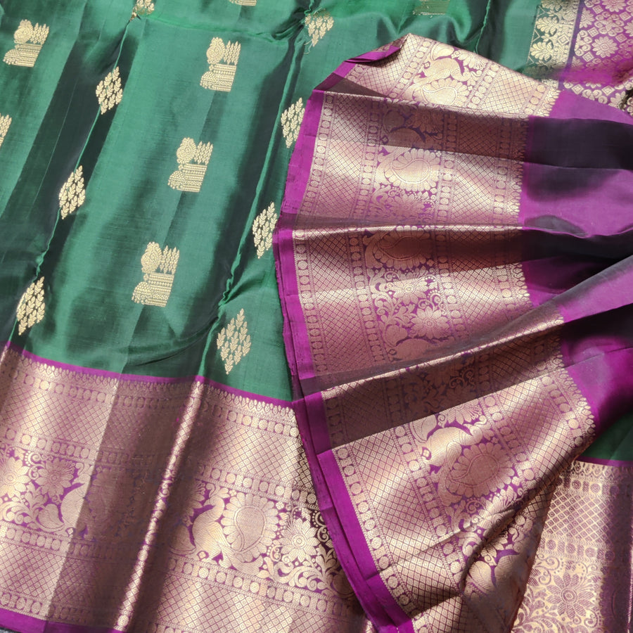 Kanchi Vintage pattu - KMP300