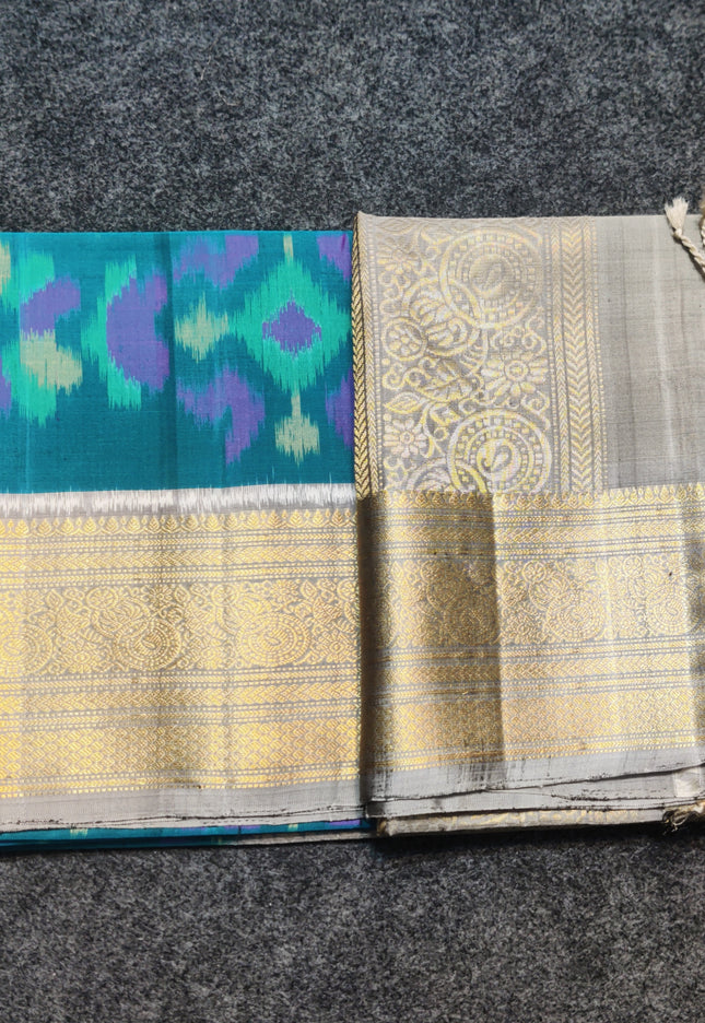 Ikkath Pure Silk Pattu Saree- IKT63