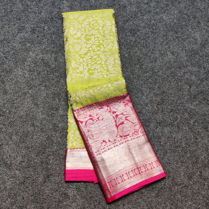 Kanchi pattu half fine Bridal Saree - HF13
