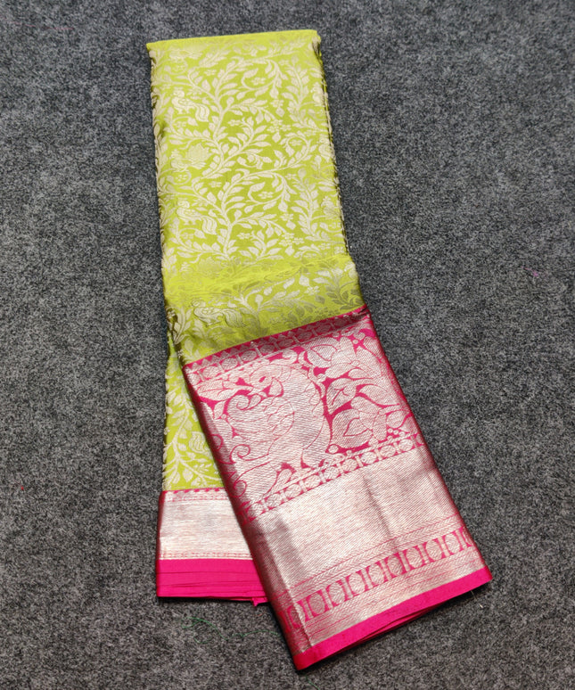 Kanchi pattu half fine Bridal Saree - HF13