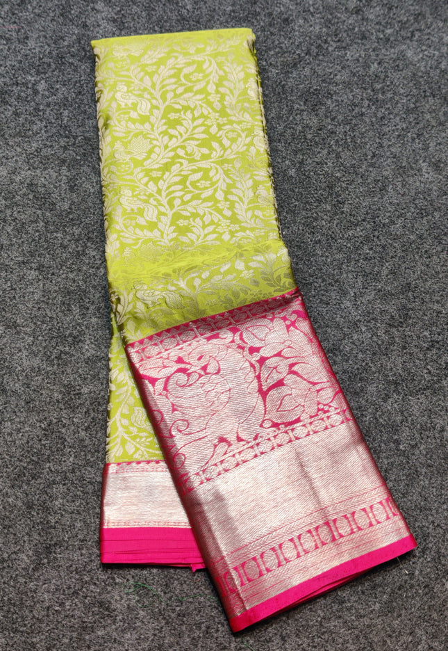 Kanchi pattu half fine Bridal Saree - HF13