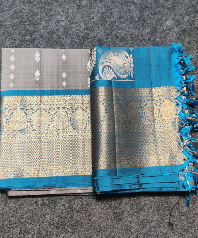 Meenakari kanchi lightweight pattu Saree - KMP3057