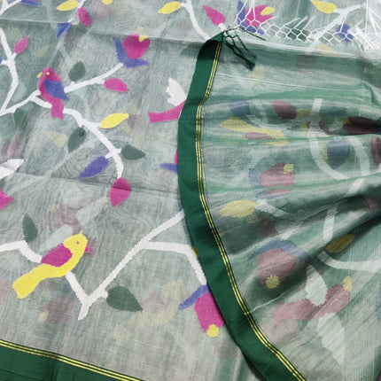 Jamdani handloom pure silk - JM12