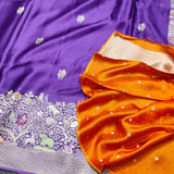 Mashru satin Silk Saree- MS30