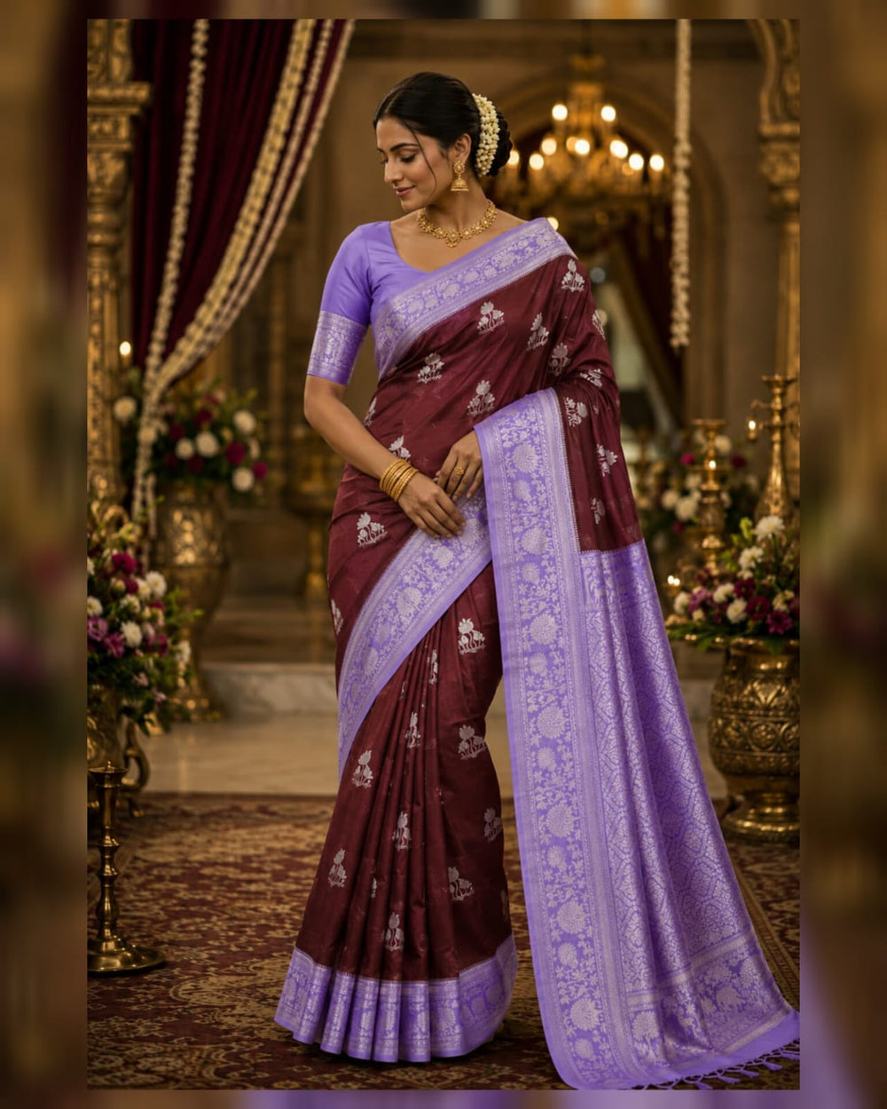 Mashru Silk Saree- MS08