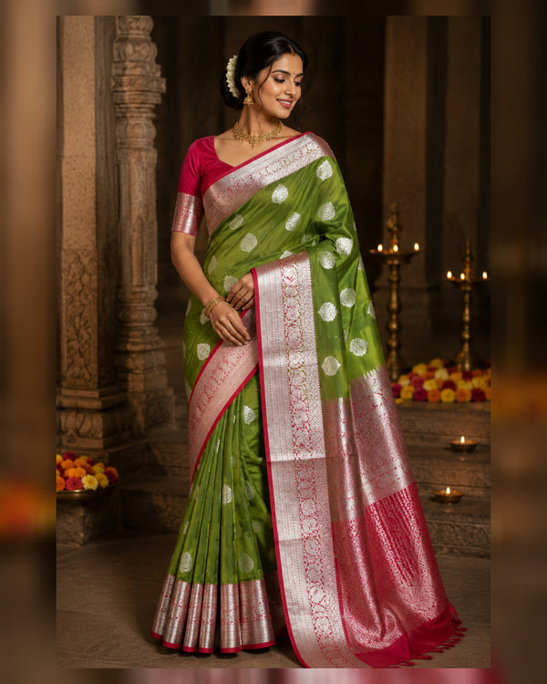 30%Off Kanchi pattu saree - KMP38