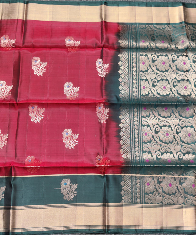 Lightweight pattu Scurt Border Saree - LWP143