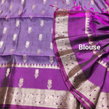 Lightweight pattu Scurt Border Saree - LWP303