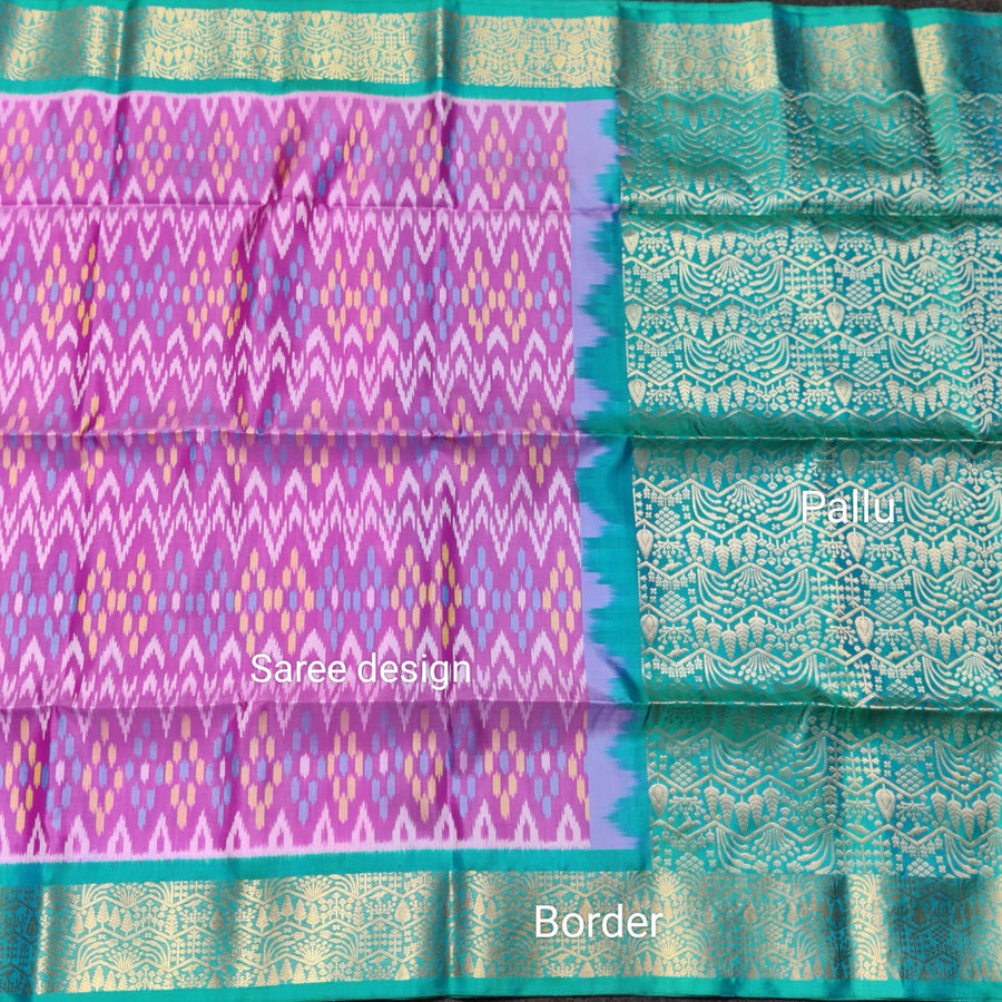Ikkath Pure handloom silk saree - IKT05
